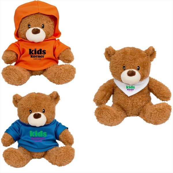 TH1296 6" Soothing Buddy Hot & Cold Bear With Custom Imprint